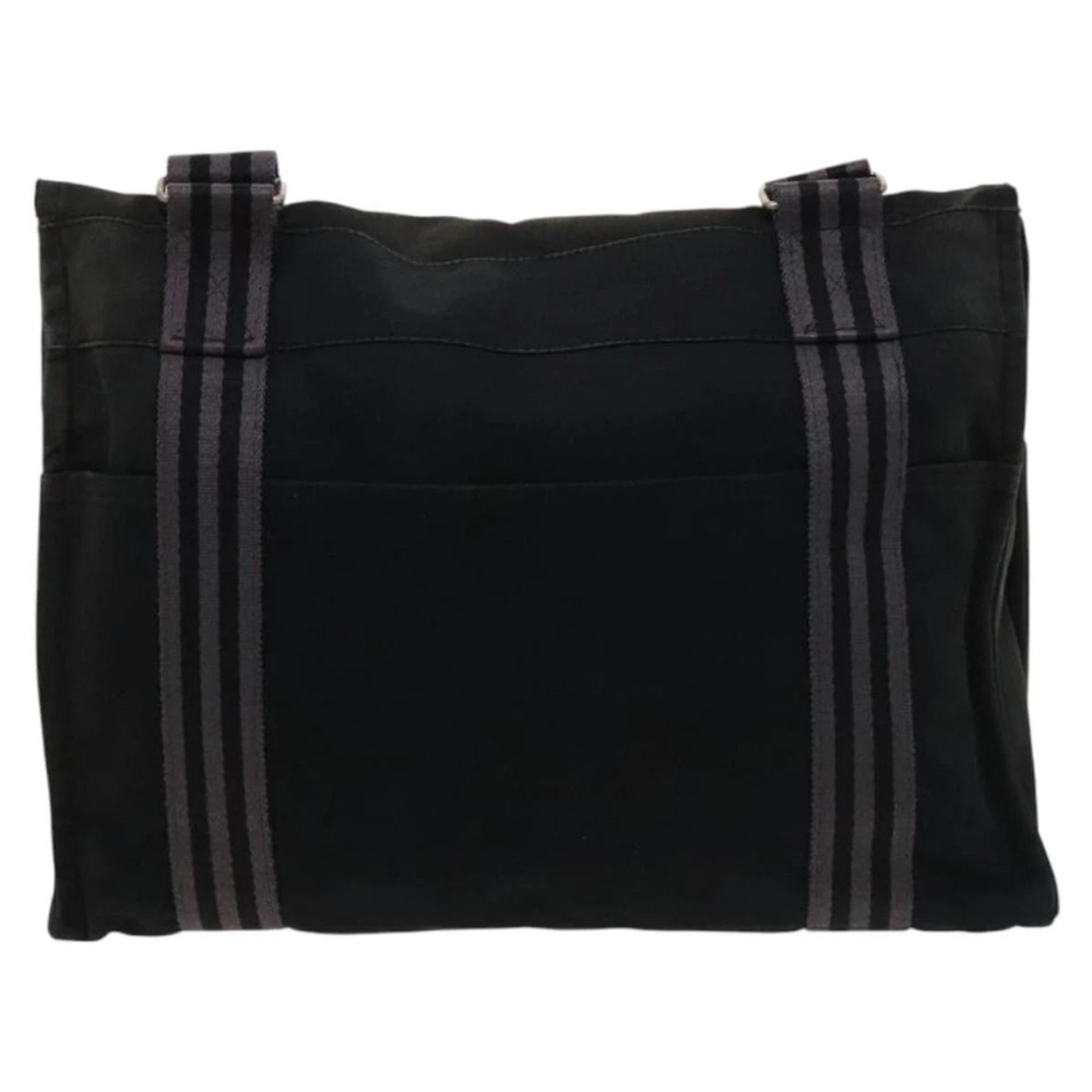 Y2K Hermes Black Canvas Messenger Bag plus FREEBIE - Picture 3 of 12